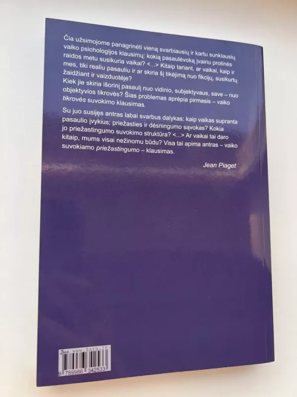 Vaiko pasaulėvoka - Jean Piaget, knyga 3