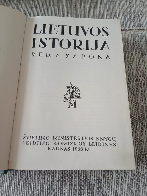 Lietuvos istorija - Adolfas Šapoka, knyga 4
