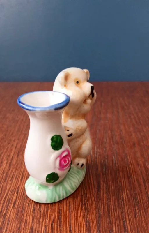 Dekoratyvinė figūrėlė su meškiuku, 7cm aukštis - , namai ir interjeras 5