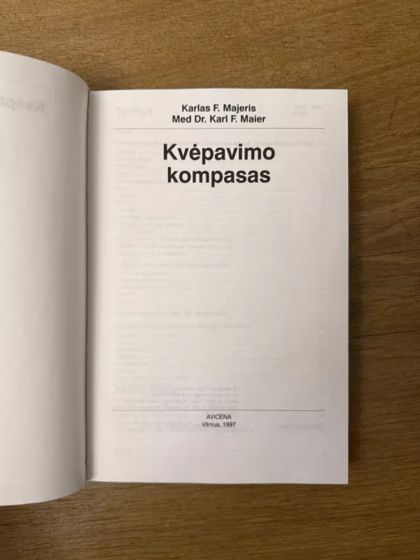 Kvėpavimo kompasas - Mejeris Karlas, knyga 3