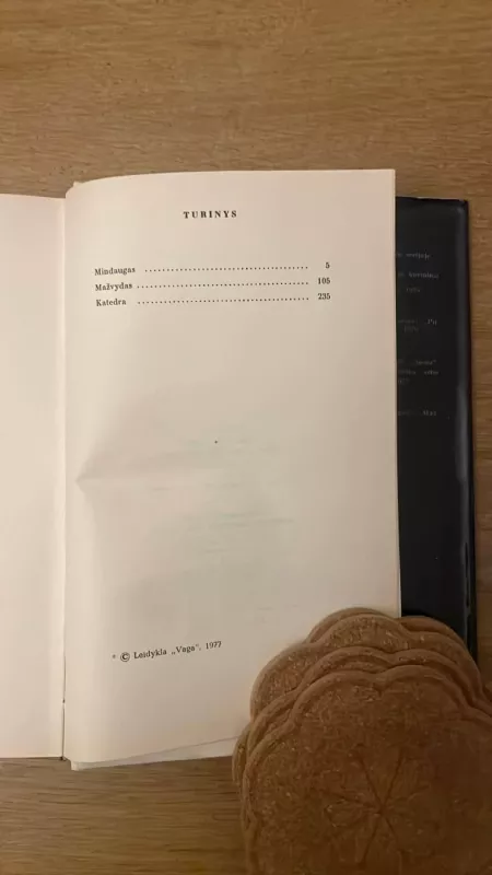 Mindaugas Mažvydas Katedra - Justinas Marcinkevičius, knyga 6