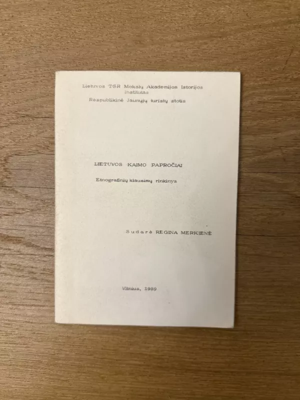 Lietuvos Kaimo Papročiai - Regina Merkienė, knyga 2