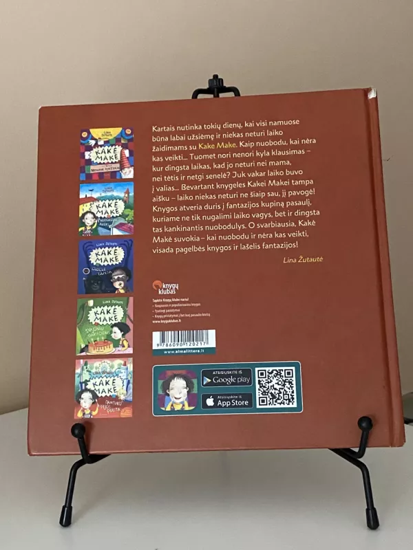 Kakė Makė ir pavogtas laikas - Lina Žutautė, knyga 3