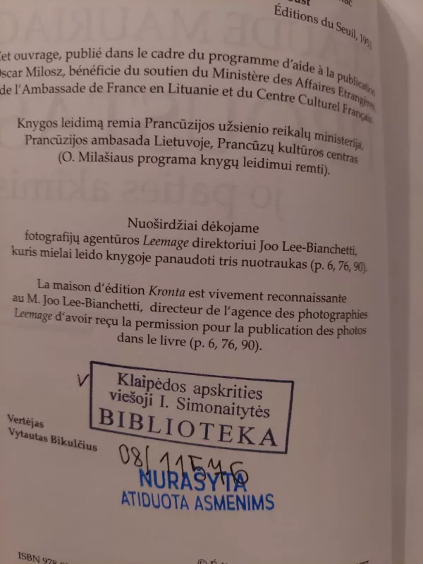 Proustas jo paties akimis - Claude Mauriac, knyga 3