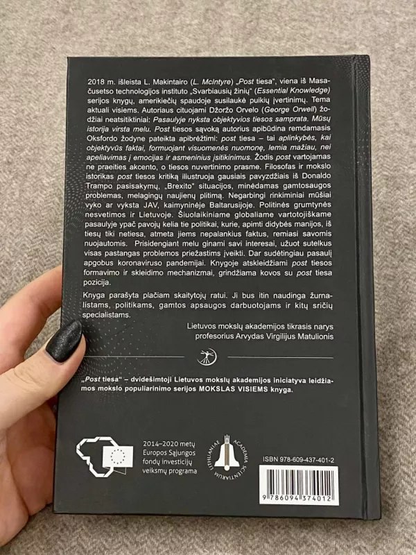 Post tiesa - Lee Mclntyre, knyga 3