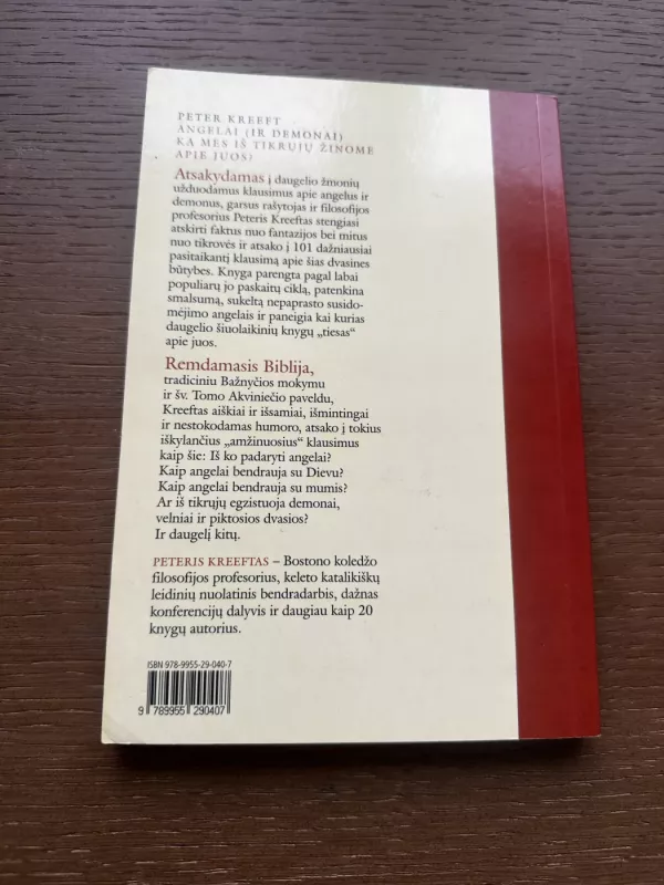 Angelai (ir demonai). Ką mes iš tikrųjų žinome apie juos? - Peter Kreeft, knyga 3