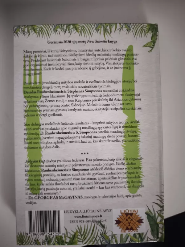 Valgykit kaip žvėrys ! Kokių sveikos mitybos paslapčių galime pasimokyti iš gamtos. - Autorių Kolektyvas, knyga 3