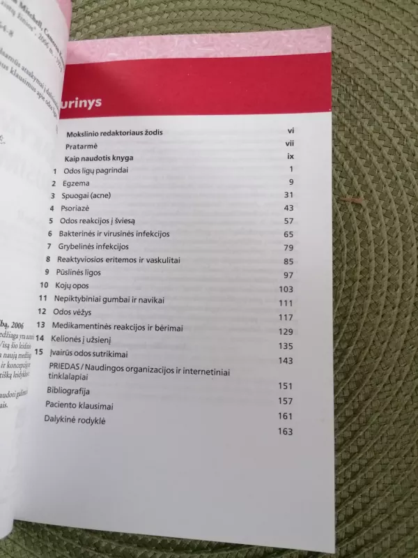 Odos ligos: atsakymai į Jūsų klausimus - Tim Mitchell, Cameron  Kennedy, knyga 3