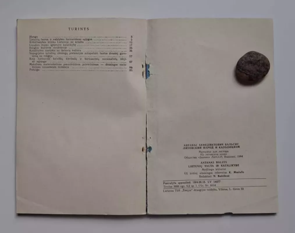 Lietuvių tauta ir katalikybė - A. Balsys, knyga 4