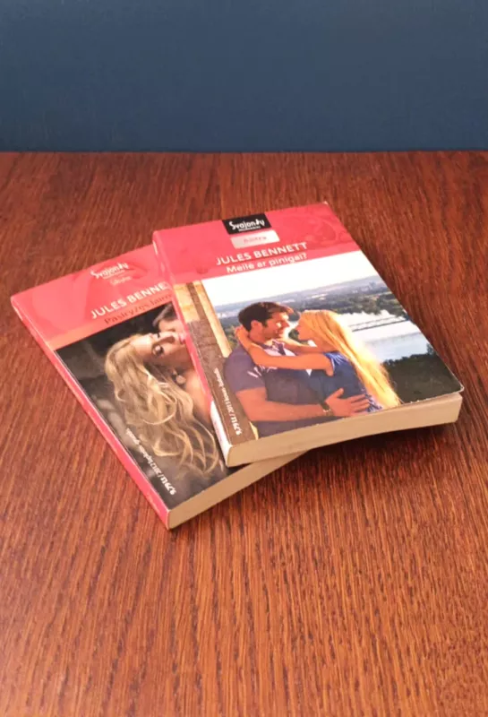 "Meilė ar pinigai?" "Pasiryžęs laimėti" - Jules Bennett, knyga 3