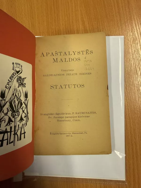 Apaštalystės maldos - P. P. Saurusaitis, Kun. P. Saurusaitis, knyga 3