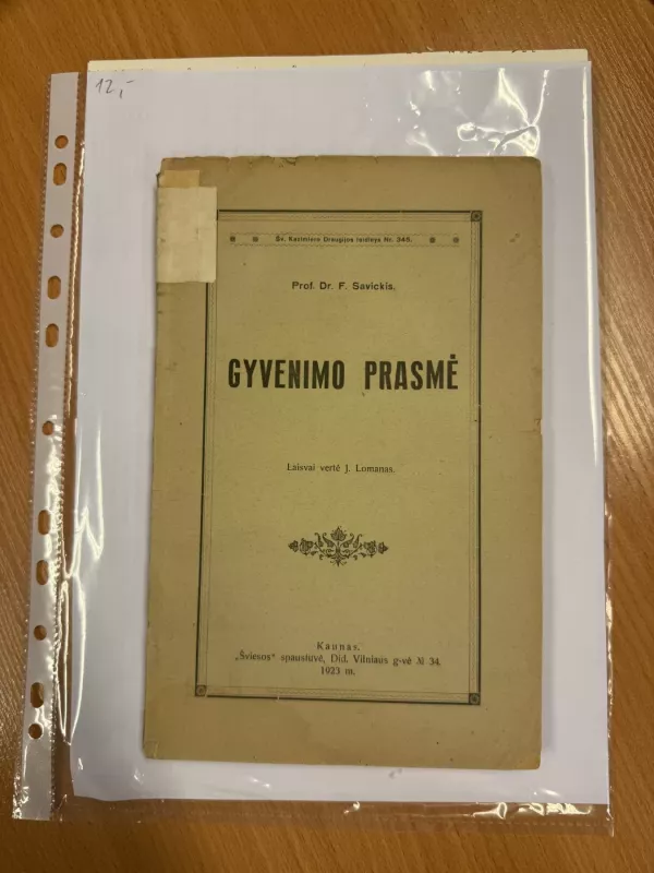 Gyvenimo prasmė - Autorių Kolektyvas, knyga 2