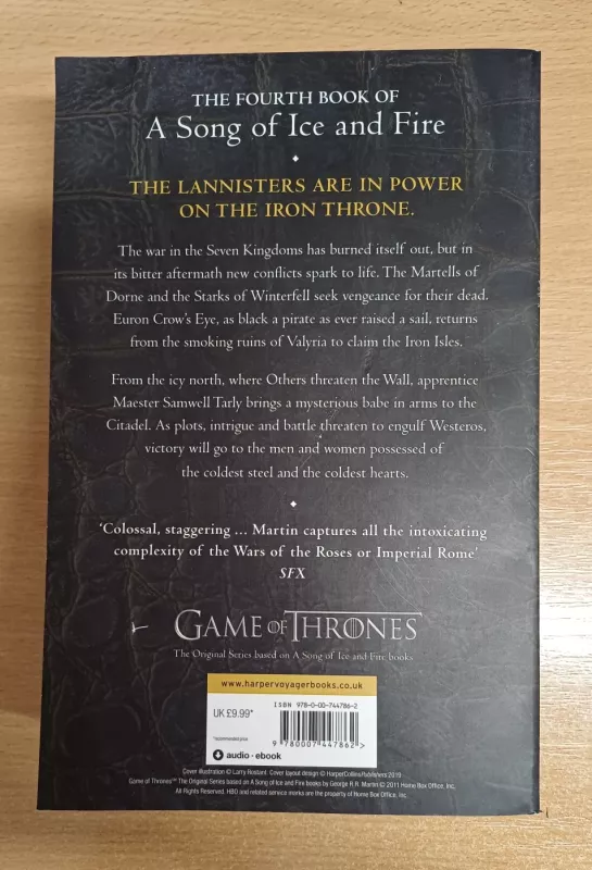 A Feast for Crows - George R. R. Martin, knyga 4