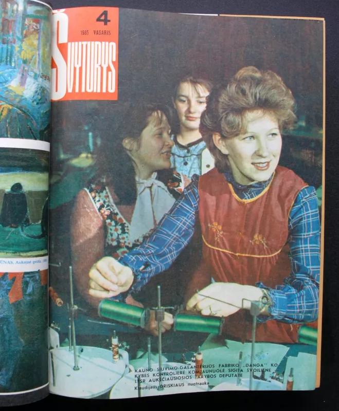 Švyturys 1985 Pilnas komplektas - Redaktorius: Juozas Baušys, knyga 6
