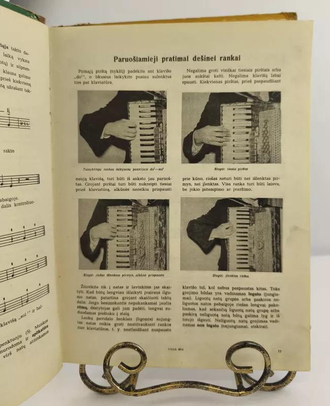 Akordeono pradžiamokslis - V Burinskas, knyga 2