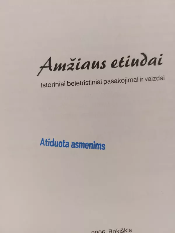 Amžiaus etiudai - Alfonsas Krasauskas, knyga 3