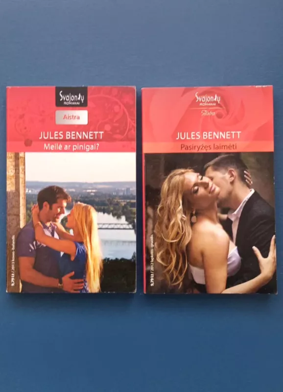 "Meilė ar pinigai?" "Pasiryžęs laimėti" - Jules Bennett, knyga 2