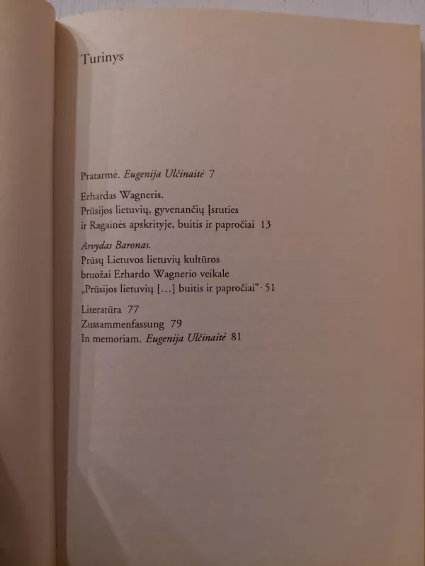 Prūsijos lietuvių, gyvenančių Įsruties ir Ragainės apskrityje, buitis ir papročiai - Edhardas Wagneris, knyga 5