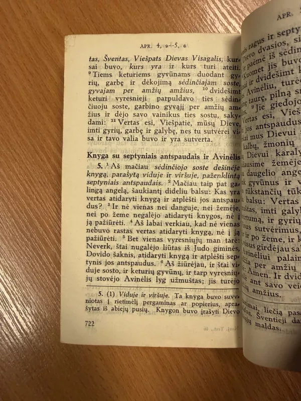 Naujasis mūsų viešpaties Jėzaus Kristaus testamentas - Autorių Kolektyvas, knyga 6