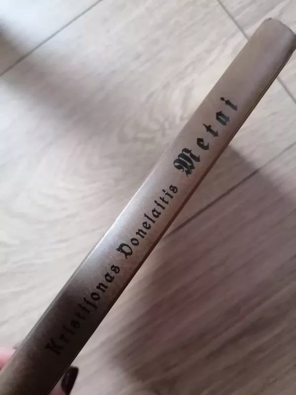 Kristijonas Donelaitis - Kristijonas Donelaitis, knyga 5