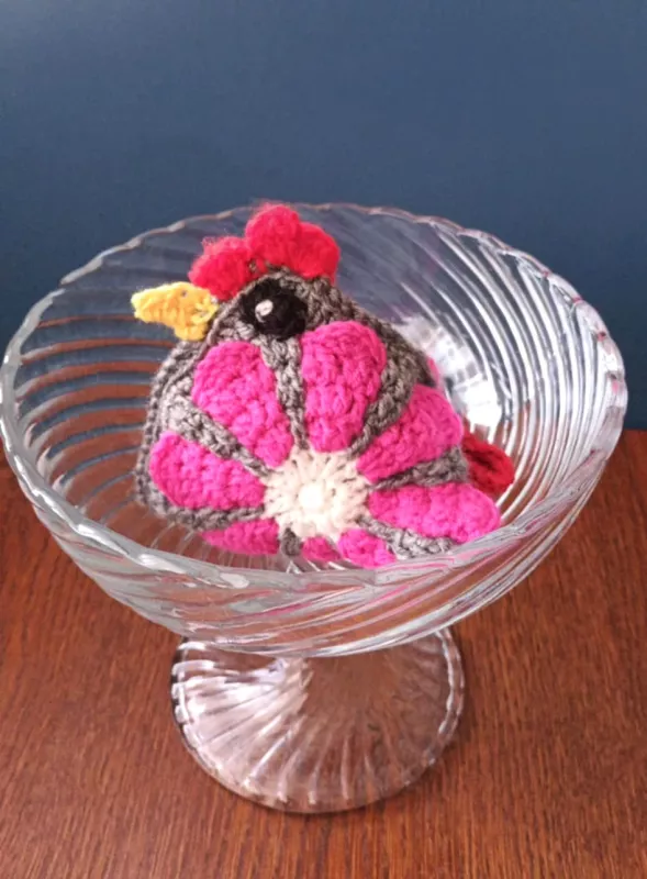 Rankų darbo nertos vištytės, 2vnt. - , namai ir interjeras 6