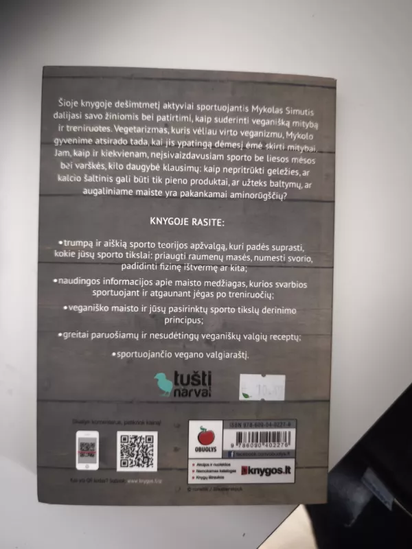 Sportuojantis veganas - Mykolas Simutis, knyga 3