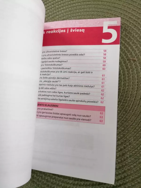 Odos ligos: atsakymai į Jūsų klausimus - Tim Mitchell, Cameron  Kennedy, knyga 6