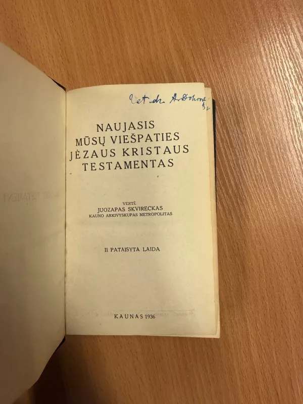 Naujasis mūsų viešpaties Jėzaus Kristaus testamentas - Autorių Kolektyvas, knyga 2