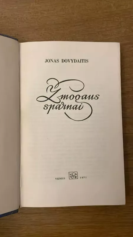 Žmogaus sparnai - Jonas Dovydaitis, knyga 3