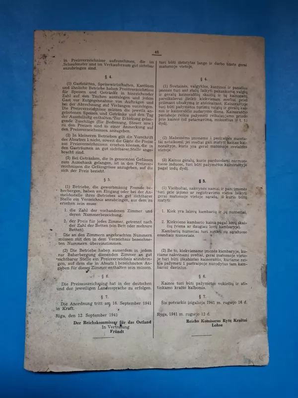 Amtsblat. Des generalkommissars in Kauen, 1941 m. Nr.3 - Autorių kolektyvas (įvairūs), knyga 5
