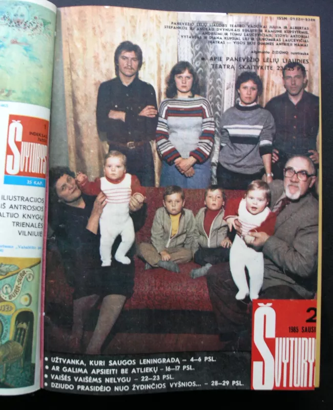 Švyturys 1985 Pilnas komplektas - Redaktorius: Juozas Baušys, knyga 4