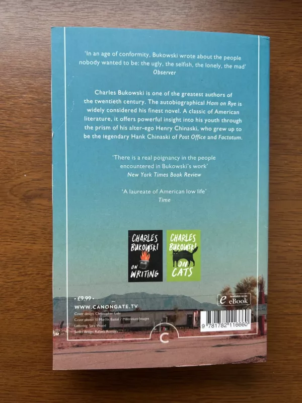 HAM ON RYE - Charles Bukowski, knyga 3