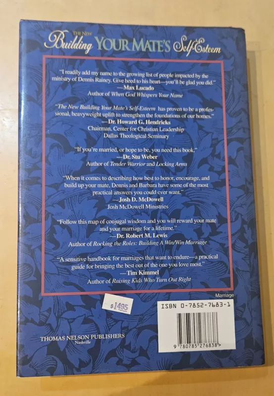 Building Your Mates Self-Esteem - Dennis & Barbara Rainey, knyga 3