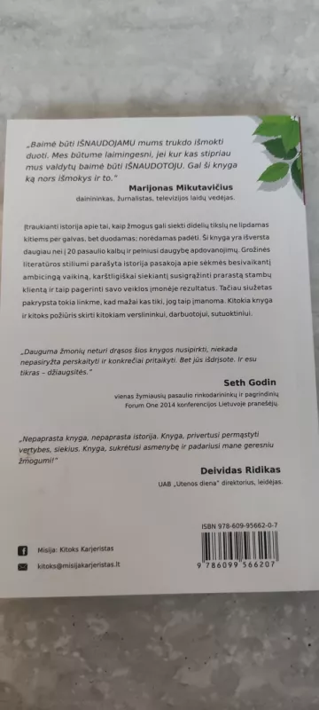 Misija: kitoks karjeristas - Bob Burg John, David Mann, knyga 3