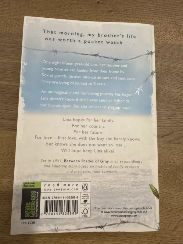 Between Shades of Gray - Šepetys Ruta, knyga 3