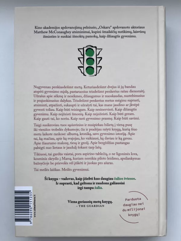 Žalia šviesa - Matthew MCconaughey, knyga 3