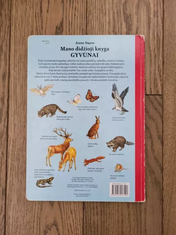 Mano didžioji knyga. Gyvūnai - Anne Suess, knyga 3