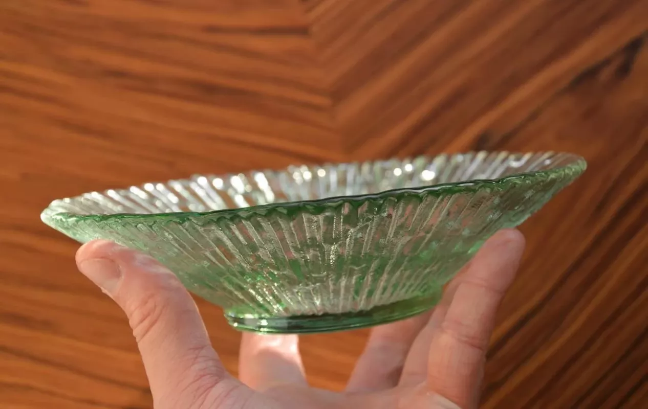 Vintage Sklo Union Pavel Panek krištolo dubuo indas - , namai ir interjeras 4