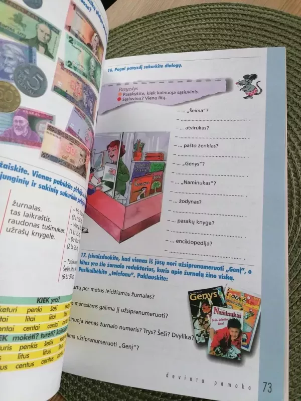 Vaikystės spalvos. Mokomės lietuvių kalbos. Vadovėlis 4 klasei, 1 dalis - Henrika Prosniakova, knyga 6