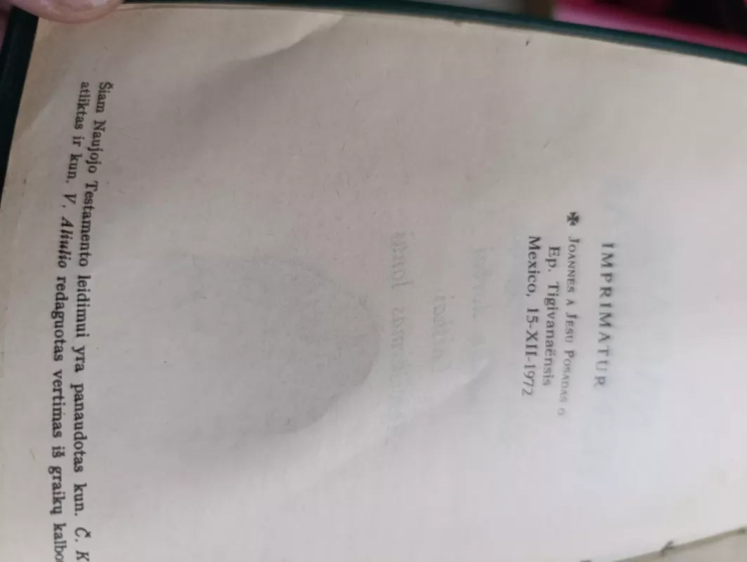 Naujasis testamentas - Česlovas Kavaliauskas, Vaclovas Aliulis, knyga 3