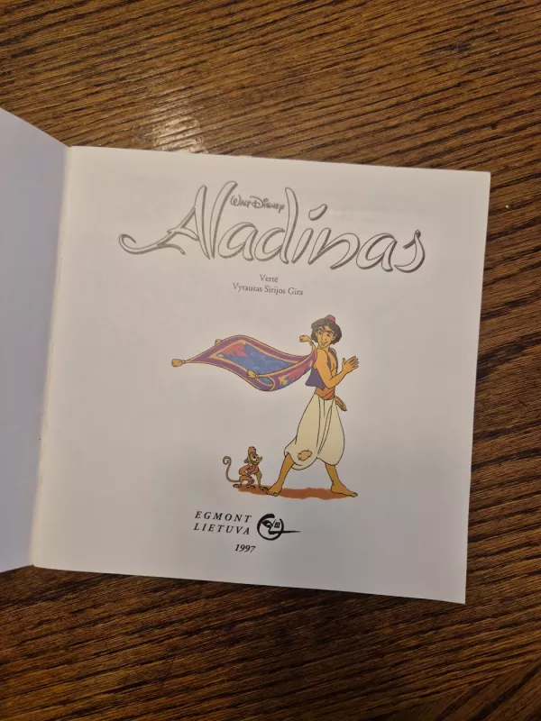 Aladinas - Walt Disney, knyga 4