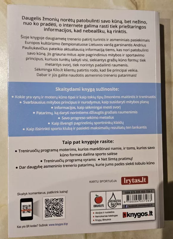 Tobulas kūnas - Andrius Pauliukevičius, Ilka Rae Adams, knyga 6