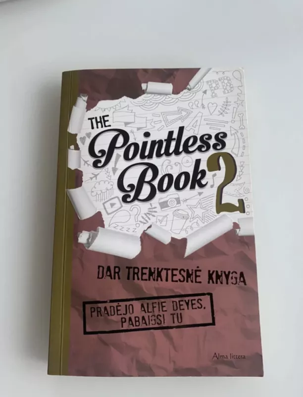 The Pointless book 2. Dar trenktesnė knyga - Alfie Deyes, knyga 2