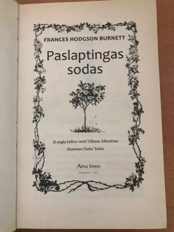Paslaptingas sodas - Frances Hodgson Burnett, knyga 4