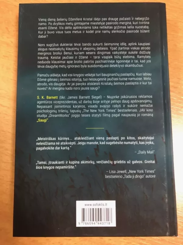 Saugi - S. K. Barnett, knyga 3