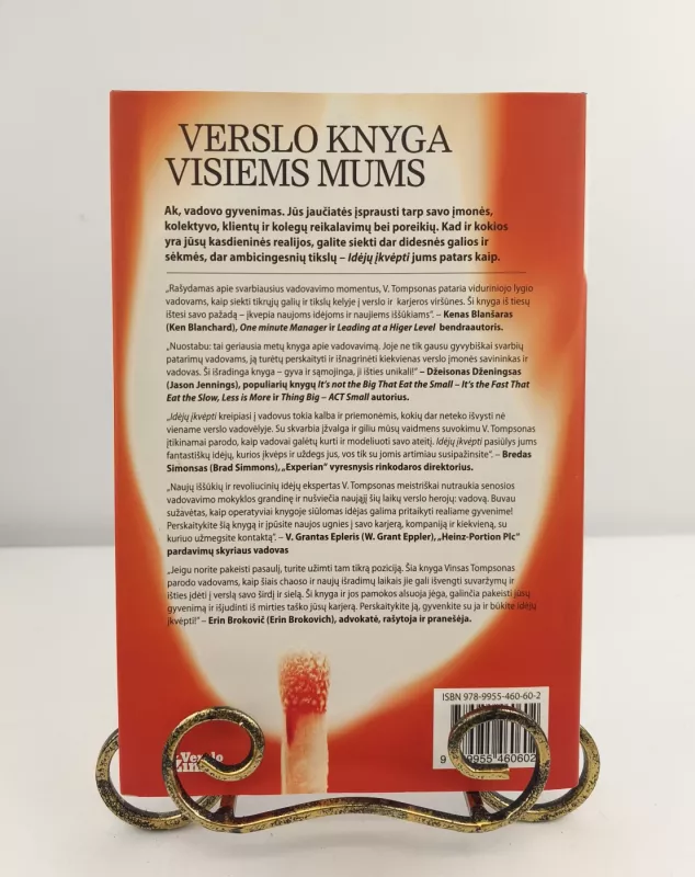Idėjų įkvėpti - Vince Thompson, knyga 2