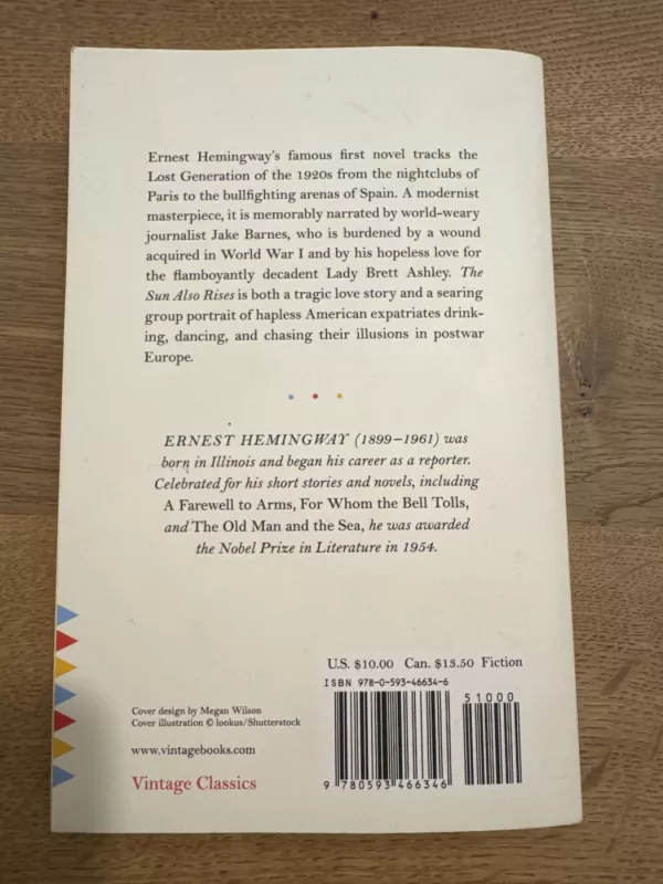 The Sun Also Rises - Ernest Hemingway, knyga 3