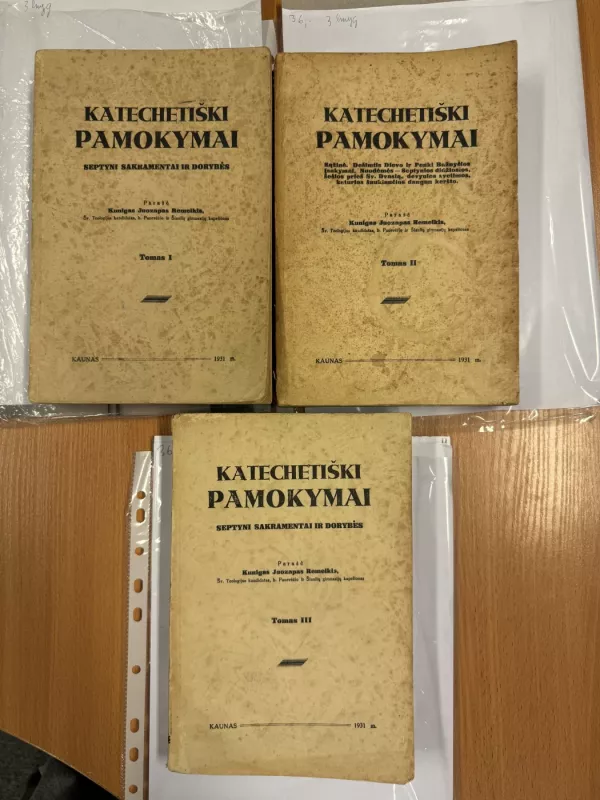 Katechetiški Pamokymai I- III t. 1931m. - Juozapas Remeikis, knyga 2