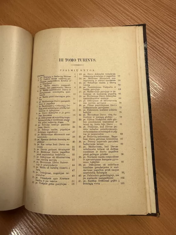 Šventasis Raštas. Trečias Tomas. 1923 - Vertė Juozapas Skvireckas, kun. Juozapas Skvireckas, knyga 6