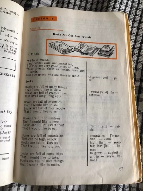 Anglų kalba English 7 (1984) - Alma Stasiulevičiūtė, knyga 6